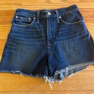 Madewell High Rise Denim Shorts